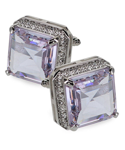 Vittorio Vico Large Big Square Crystal Colorstone Cufflinks: CL 70XX Series