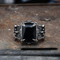 Classic Claw Stainless Steel CZ Ring