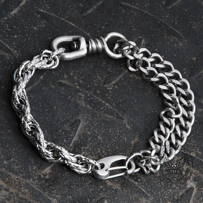 Classic Cuban Stainless Steel Bracelet