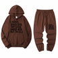Multicolor I Have Really Cool Tattoos Crew Collar Hoodie Pants Set