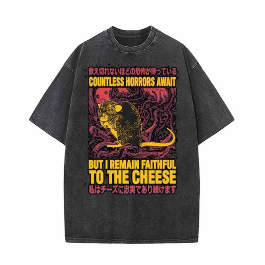 Countless Horrors Await Vintage Washed T-shirt