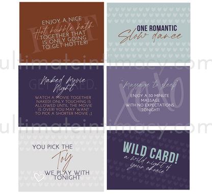 Romance & Sexy Coupon Book card deck, the perfect gift for your spouse! Over 75+ coupons!