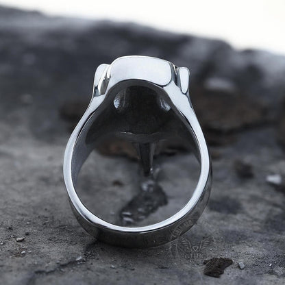 Raven Beak Stainless Steel Viking Ring