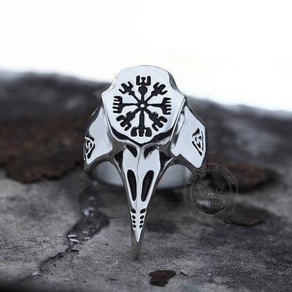 Raven Beak Stainless Steel Viking Ring
