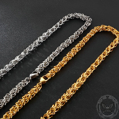 Crown Chain Stainless Steel Necklace