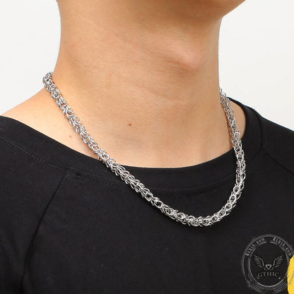 Crown Chain Stainless Steel Necklace