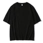 Custom Print Cotton Drop Shoulder T-shirt