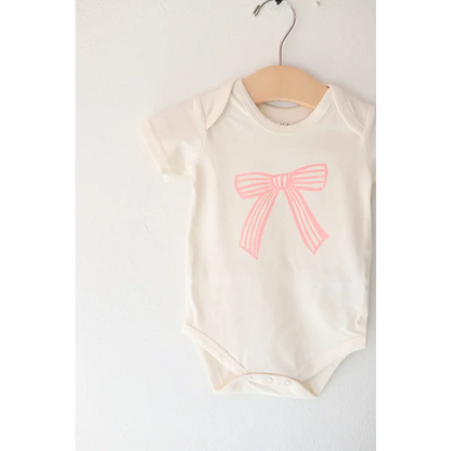 Cutesy Bow Baby Onesie