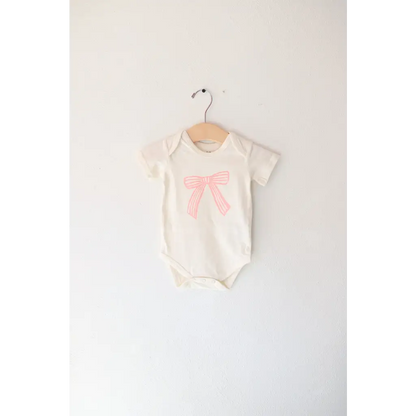 Cutesy Bow Baby Onesie