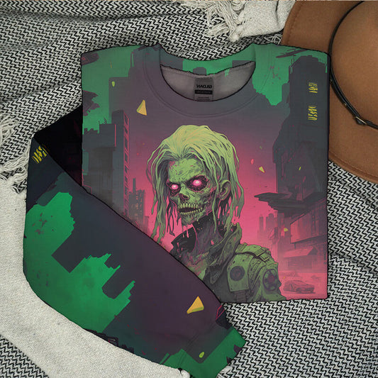 Cyberpunk Mutant Warrior Casual Sweatshirt