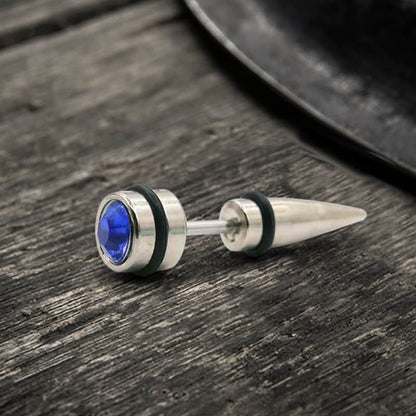 CZ Stone Stainless Steel Stud Earring