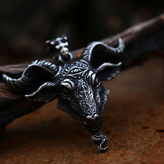 Satan Devil Goat Stainless Steel Pendant