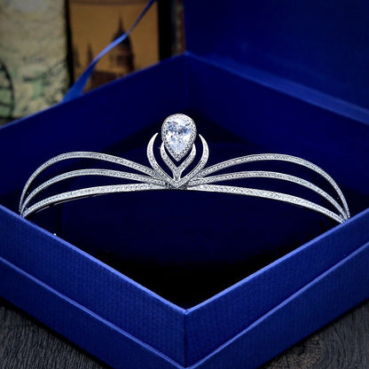 Chelsea - Wedding Cubic Zirconia Tiara