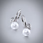 Promise - Pearl Bridal Earrings - Available in Rose Gold and Silver