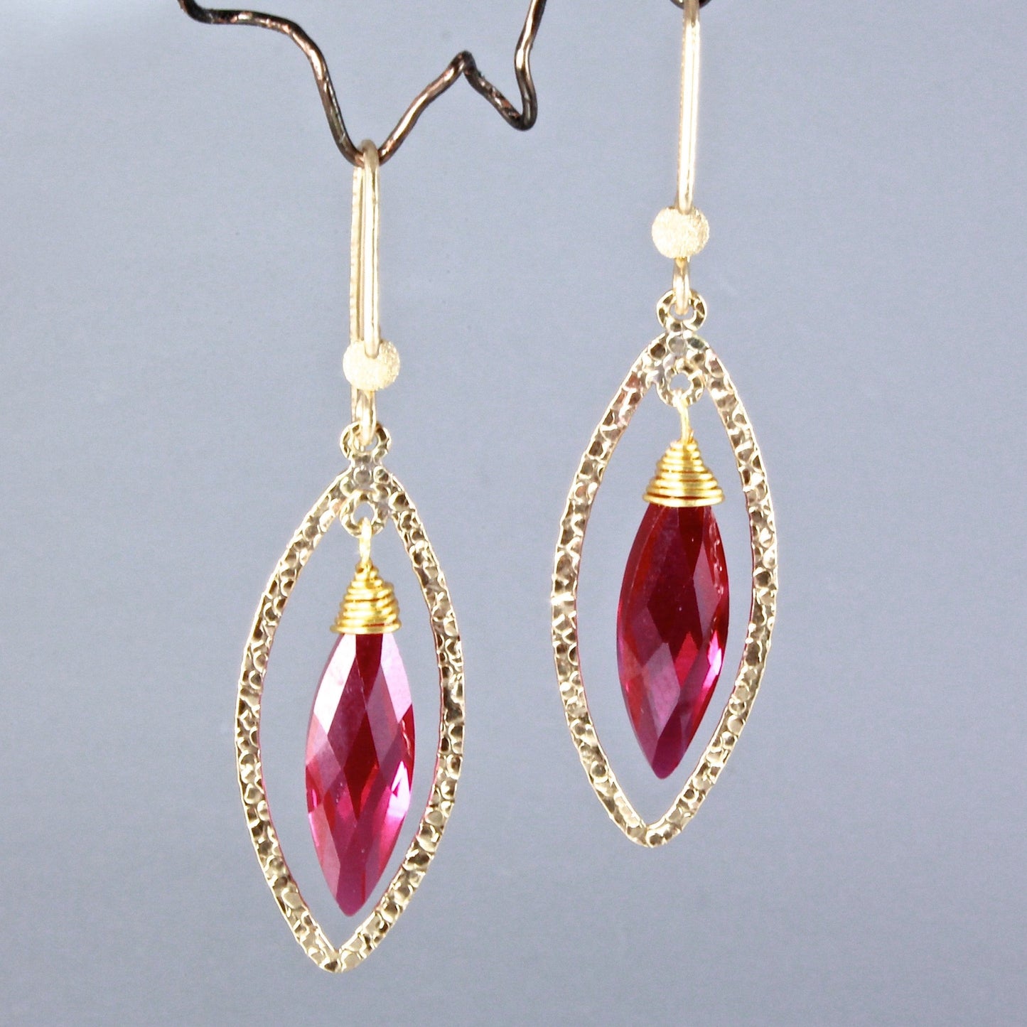 "Dionne" - Cubic Zirconia and 14K Gold-Filled Earrings - More Colors Available