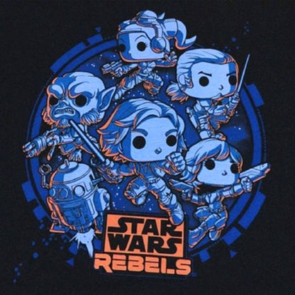 Funko Pop! Star Wars Rebels Men's Black T-Shirt - (XL)