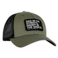 Dad In The Streets. Daddy In The Sheets. Black Patch Snapback Hat