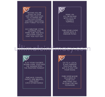 over 150+ date night ideas card box to strengthen your relationship