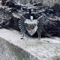 Devil Heart Wings Stainless Steel Pendant