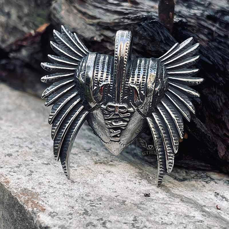 Devil Heart Wings Stainless Steel Pendant