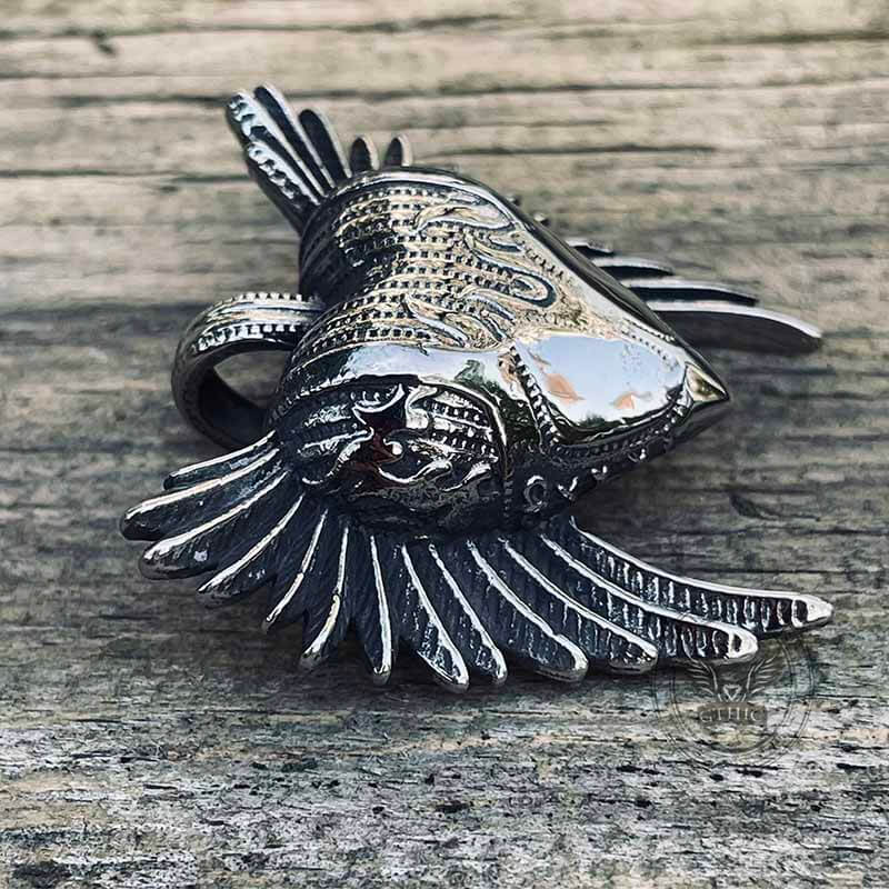 Devil Heart Wings Stainless Steel Pendant
