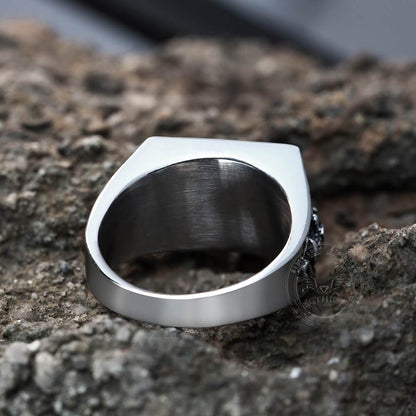 Double Guns Stainless Steel Ring