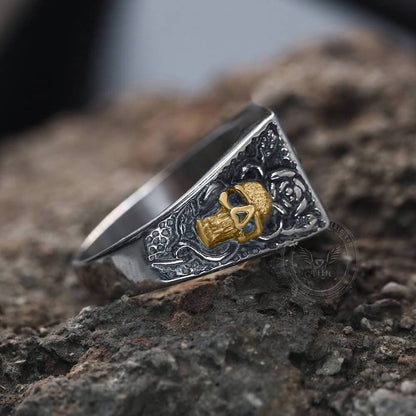 Double Guns Stainless Steel Ring