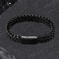 Double Layer Braided Keel Stainless Steel Bracelet