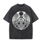 Double Ravens Celtic Knot Washed T-shirt