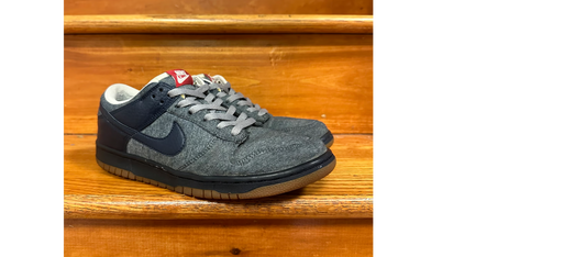 2010 Mens Nike Dunk Low ¢‚¬œGray and Navy¢‚¬� Size 8M / 9.5W