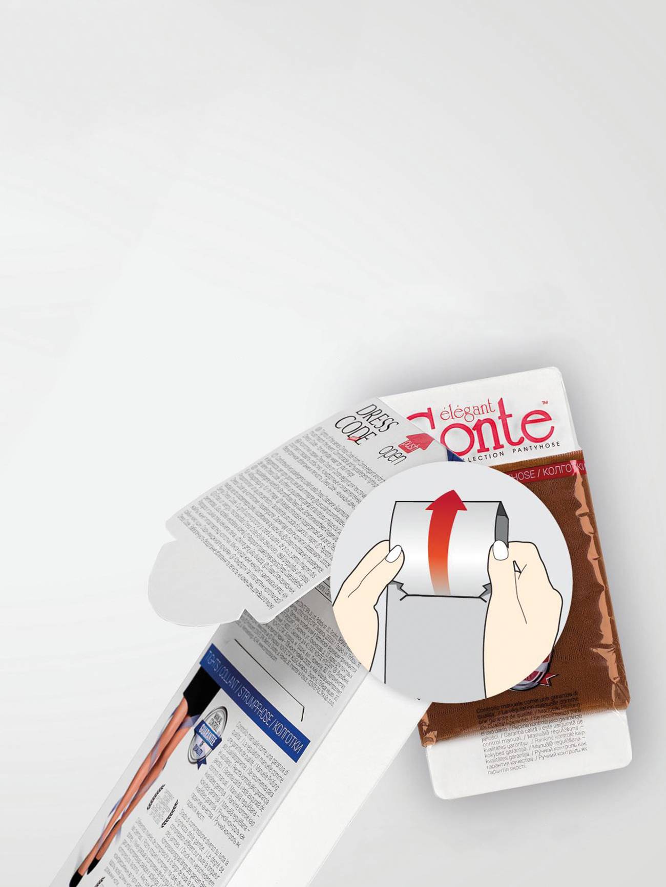 Tights Conte Dress Code 40 Den - Second Skin Effect