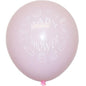 12 In. Pink "Baby Shower" Latex Balloons | 10 Count