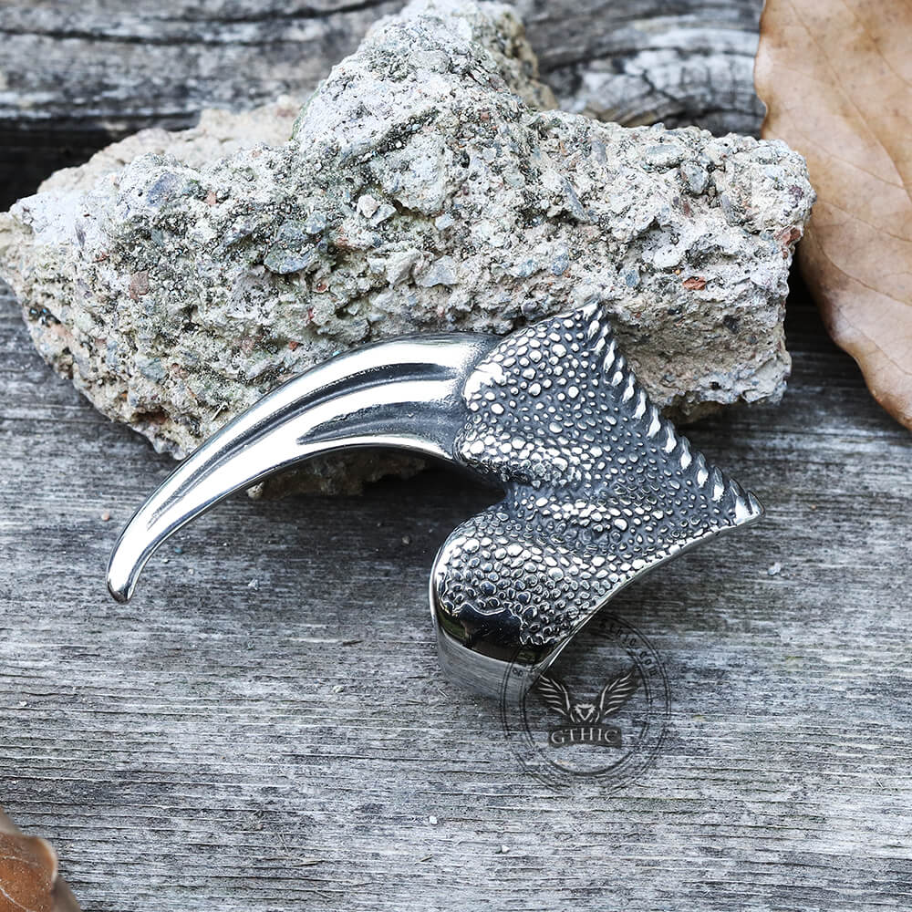 Eagle Claw Stainless Steel Animal Ring
