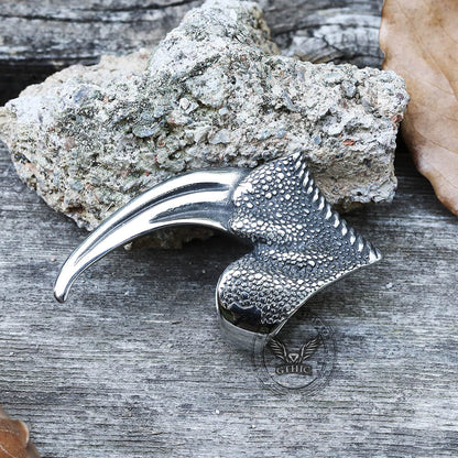 Eagle Claw Stainless Steel Animal Ring