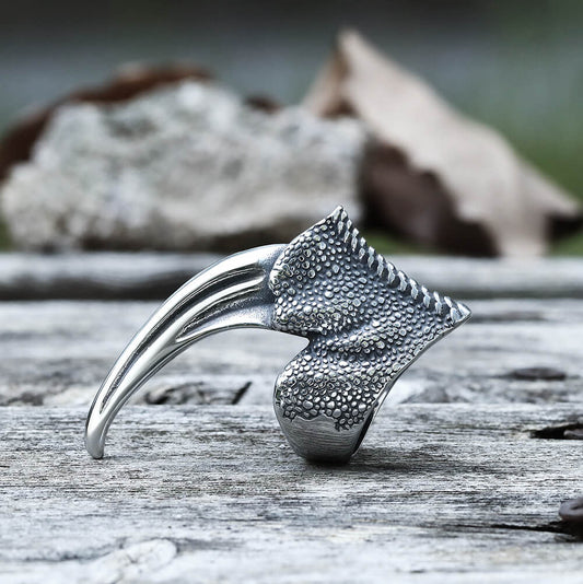 Eagle Claw Stainless Steel Animal Ring