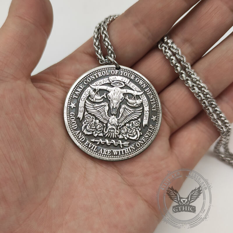 Egyptian God Of Death Anubis Hobo Nickel Pendant