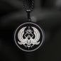 Egyptian Scarab Eye of Horus Stainless Steel Necklace