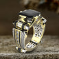 Electroplated Diamond-Set Brass Engagement Ring
