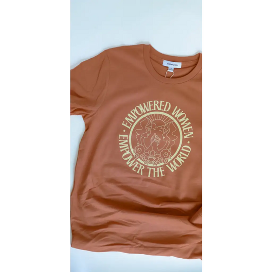 Empowered Women Empower the World Graphic T-Shirt for Adults