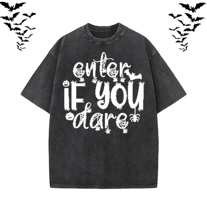 Enter If You Dare Vintage Washed T-shirt