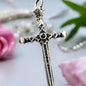European Style Gothic Sword Link Chain Necklace