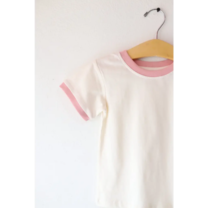 The Everyday Ringer Tee in Rose