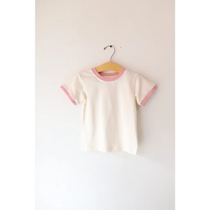 The Everyday Ringer Tee in Rose
