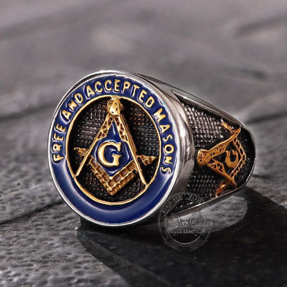 Eye Of Providence 316L Stainless Steel Masonic Ring