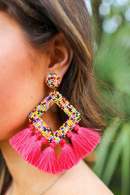 Ellie Fringe Drop Earrings