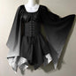 Fairy Trumpet Sleeve Gradient Handkerchief Dress