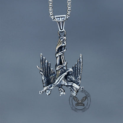 Fallen Angel Stainless Steel Pendant