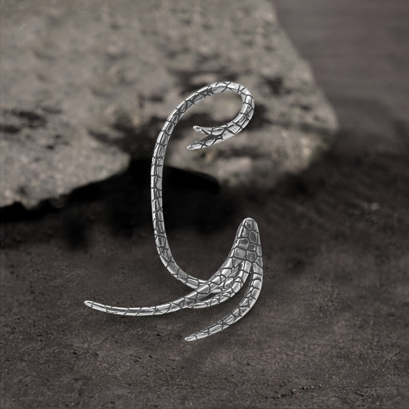 Feather Wing Stainless Steel Ear Cuff