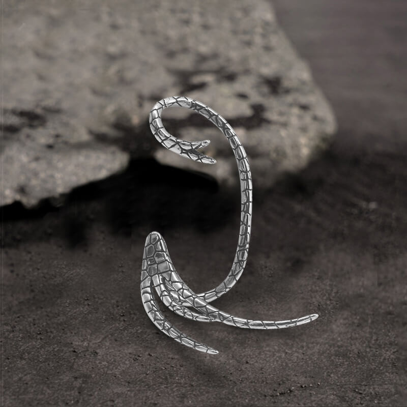 Feather Wing Stainless Steel Ear Cuff
