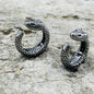 Fierce Snake Stainless Steel Ear Cuffs